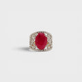 Blood Empress Ruby Ring - Monis Anas Jewellers