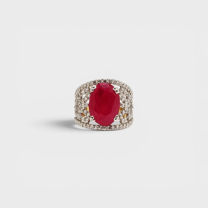 Blood Empress Ruby Ring - Monis Anas Jewellers
