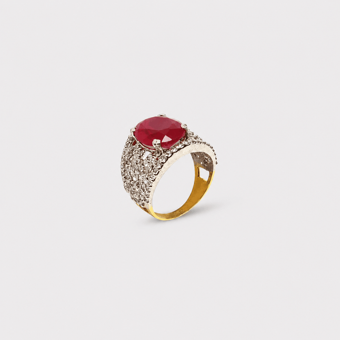 Blood Empress Ruby Ring - Monis Anas Jewellers