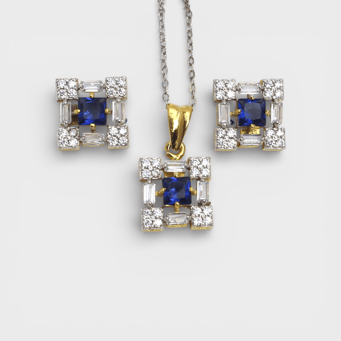 Blue Deco Set - Monis Anas Jewellers