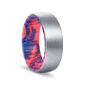 BLUESOX — hero shot — men's tungsten carbide wedding ring | Aydins Jewelry