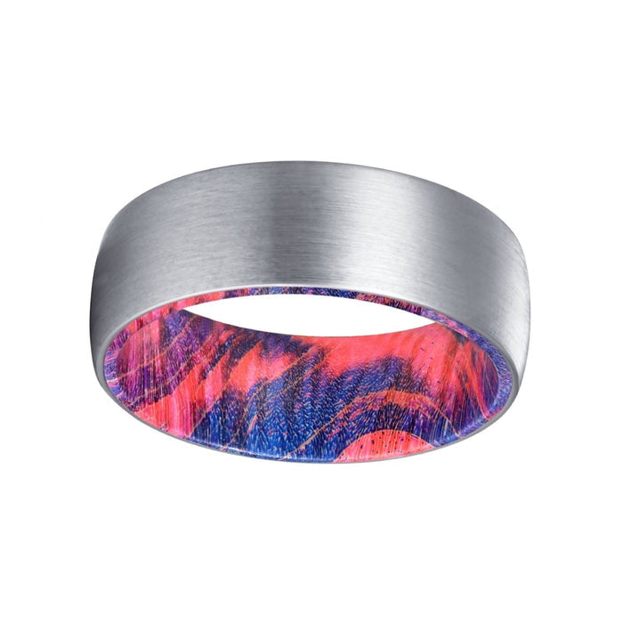 BLUESOX — lifestyle on hand — men's tungsten carbide wedding ring | Aydins Jewelry