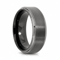 BOUNCER — hero shot — men's tungsten carbide wedding ring | Aydins Jewelry