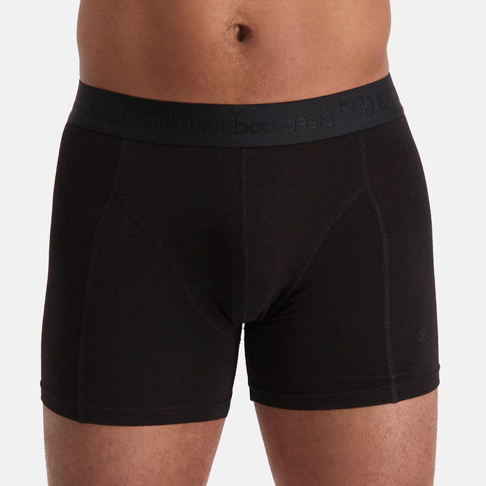 Bamboo Basics - Boxershorts Rico  - Zwart, Navy, Army & Jeans Melange