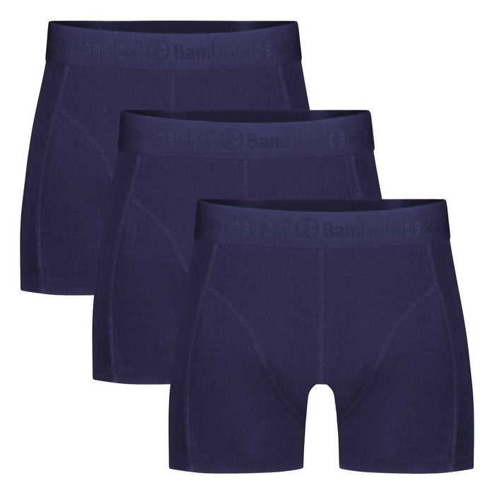 Bamboo Basics Boxershorts Rico  - Navy Ton Sur Ton - pack shot