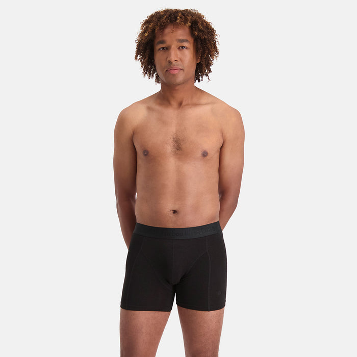Bamboo Basics - Boxershorts Rico  - Zwart Ton Sur Ton