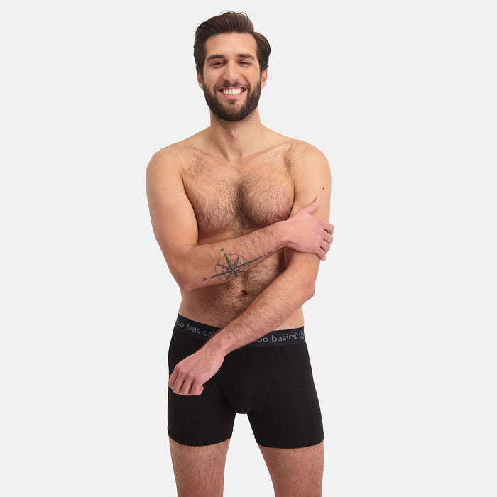 Bamboo Basics - Boxershorts Rico  - Navy, Army & Zwart