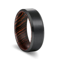 BRAVELY — hero shot — men's tungsten carbide wedding ring | Aydins Jewelry