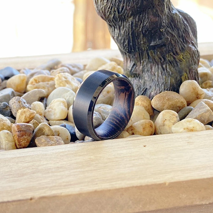 BRAVELY — display shot — men's tungsten carbide wedding ring | Aydins Jewelry