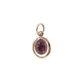 Cabochon Natural Pink Tourmaline 14k Gold Pendant - K Jewelry Accessories
