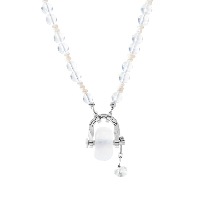 Cancer Moonstone & Pearl Necklace