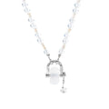 Cancer Moonstone & Pearl Necklace
