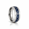 CARBON — hero shot — men's tungsten carbide wedding ring | Aydins Jewelry