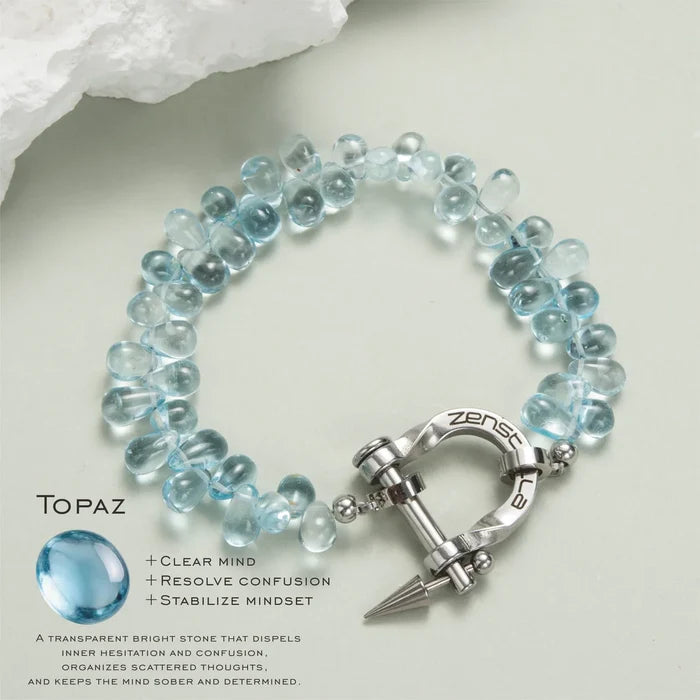 Cascade Blue Topaz Bracelet