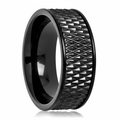 CASSIUS — hero shot — men's tungsten carbide wedding ring | Aydins Jewelry