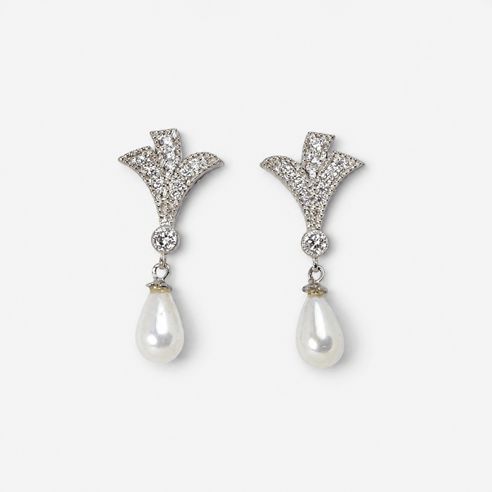 Celeste Pearl Drops - Monis Anas Jewellers