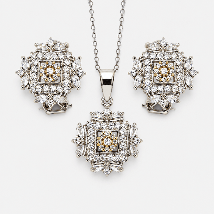 Celestial Starburst Suite - Monis Anas Jewellers