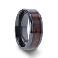 CERISE Black Ceramic men's wedding band, image 1