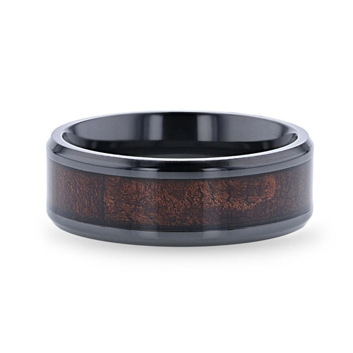 CERISE Black Ceramic men's wedding band, image 3