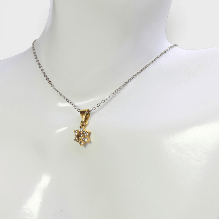 Champagne Zircon Starburst Set - Monis Anas Jewellers