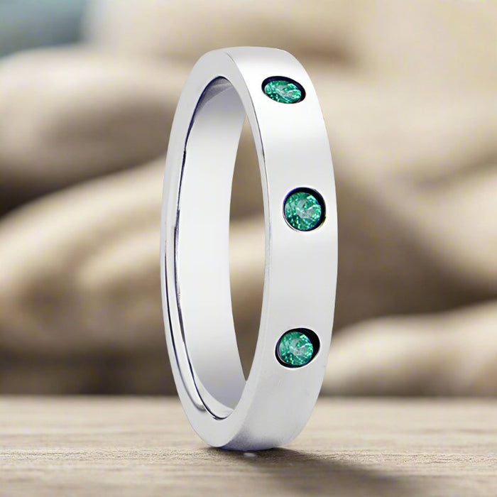 CHLOE Tungsten Carbide men's wedding band, image 3