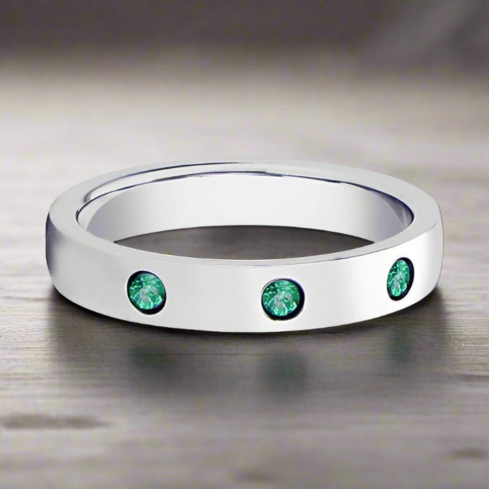 CHLOE Tungsten Carbide men's wedding band, image 4