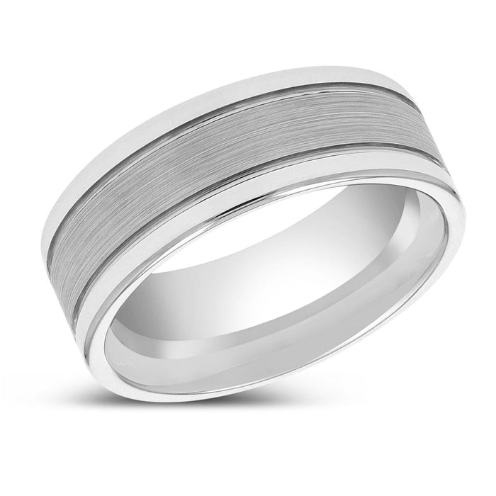 CHRONOS Tungsten Carbide men's wedding band, image 2