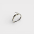 Clear CZ Solitaire Ring - Monis Anas Jewellers