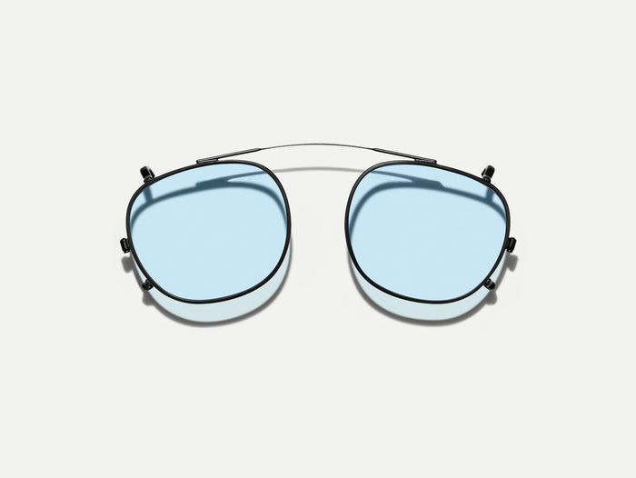 #color_bel air blue | The CLIPTOSH in Matte Black with Bel Air Blue Tinted Lenses