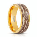 COLUMBA — Hero product shot — men's tungsten wedding ring.