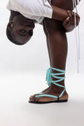 CORALIA SANDALS WITH LARIMAR