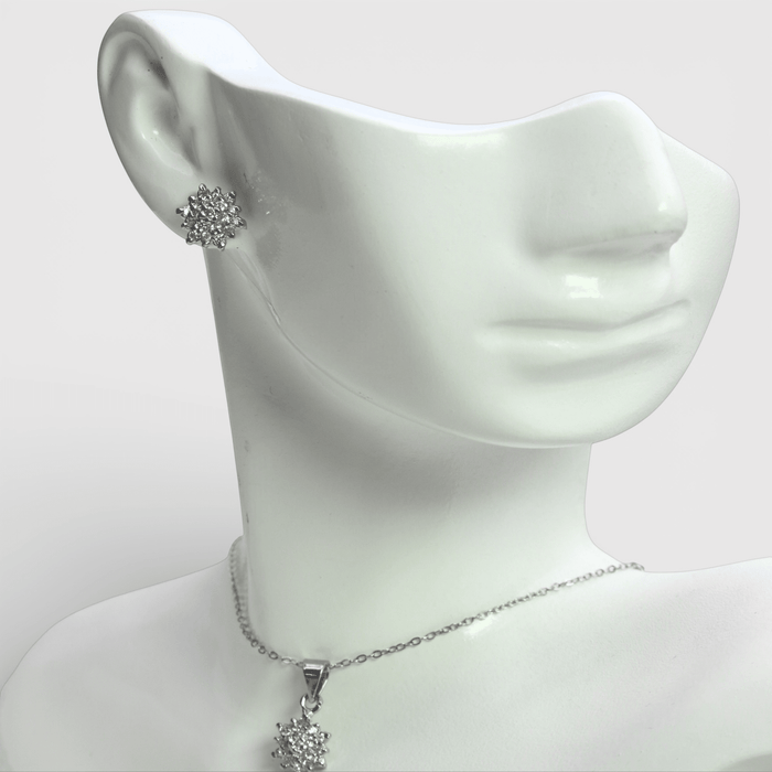 Crystal Bloom Set - Monis Anas Jewellers