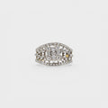 Crystal Cascade Ring - Monis Anas Jewellers