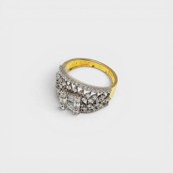Crystal Cascade Ring - Monis Anas Jewellers