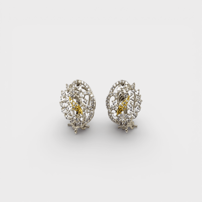 Crystal Comet Studs - Monis Anas Jewellers