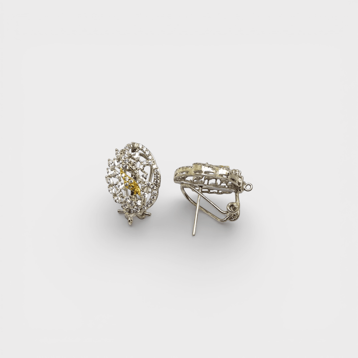 Crystal Comet Studs - Monis Anas Jewellers