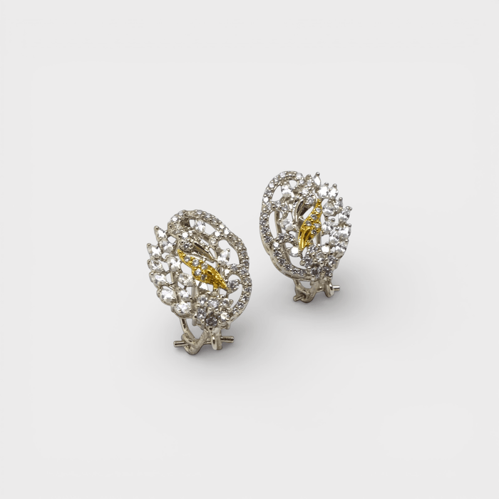 Crystal Comet Studs - Monis Anas Jewellers
