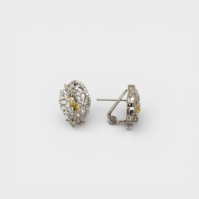 Crystal Comet Studs - Monis Anas Jewellers
