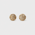 Crystal Dome Studs - Monis Anas Jewellers