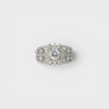 Crystal Starburst Wide Ring - Monis Anas Jewellers