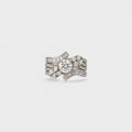 Crystal Wave Cascade Ring - Monis Anas Jewellers