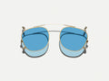 #color_celebrity blue | The DAHVEN CLIP in Gold with Celebrity Blue Tinted Lenses