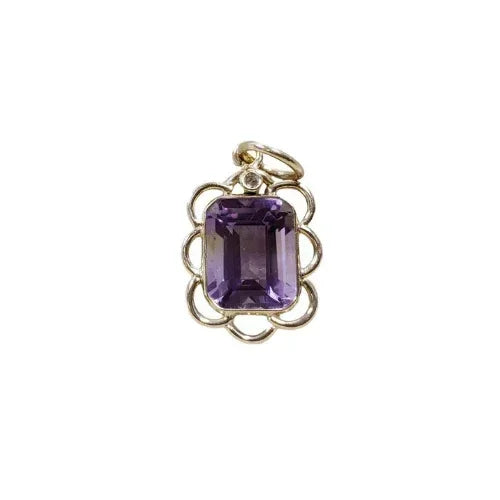 Dainty 14k Gold Ametrine and Diamond Pendant - K Jewelry Accessories