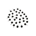 Dainty 925 Silver Natural Black Obsidian Charm - K Jewelry Accessories