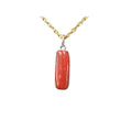 Dainty 925 Sterling Silver Coral Pendant Unisex - K Jewelry Accessories