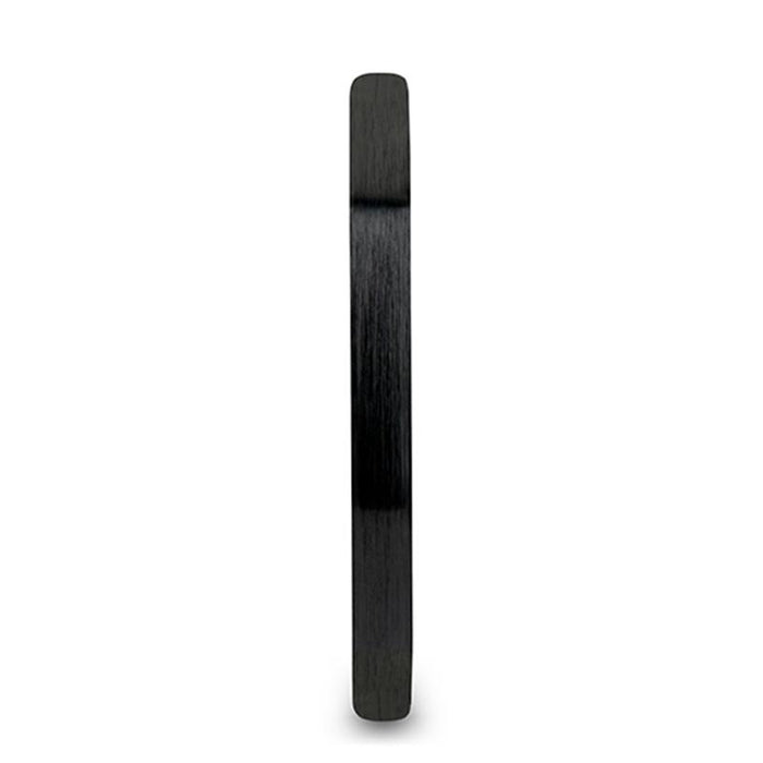 DAISY Black Ceramic men's wedding band, image 3