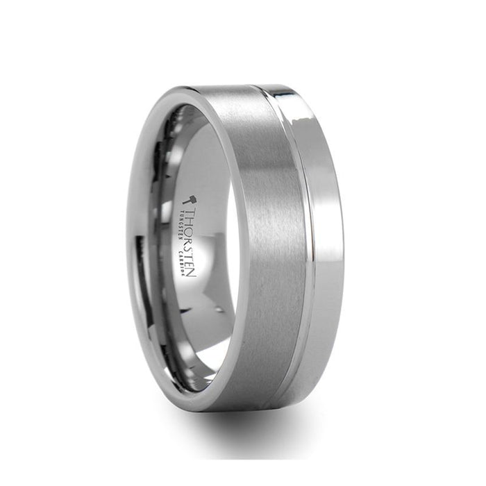 DALLAS Tungsten Carbide men's wedding band, image 1