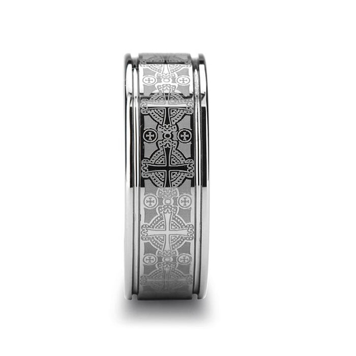 DEACON Tungsten Carbide men's wedding band, image 2