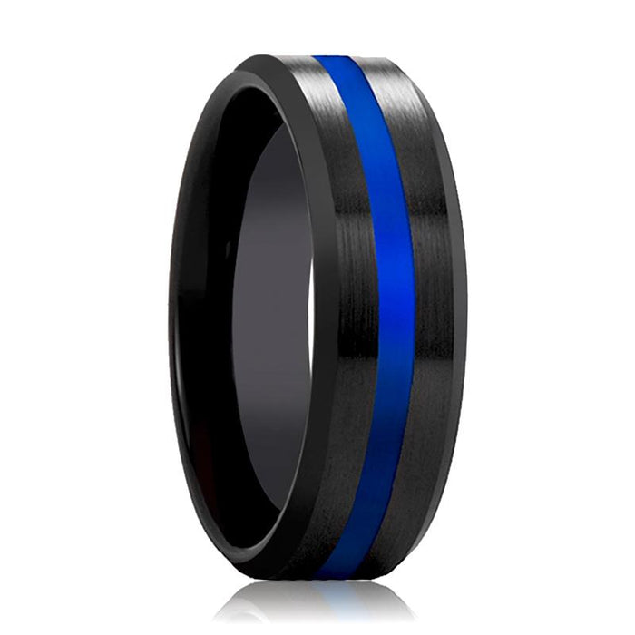 DECLAN Tungsten Carbide men's wedding band, image 1