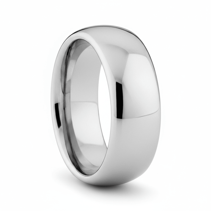 DEFENDER - hero shot - men's tungsten carbide wedding ring | Aydins Jewelry